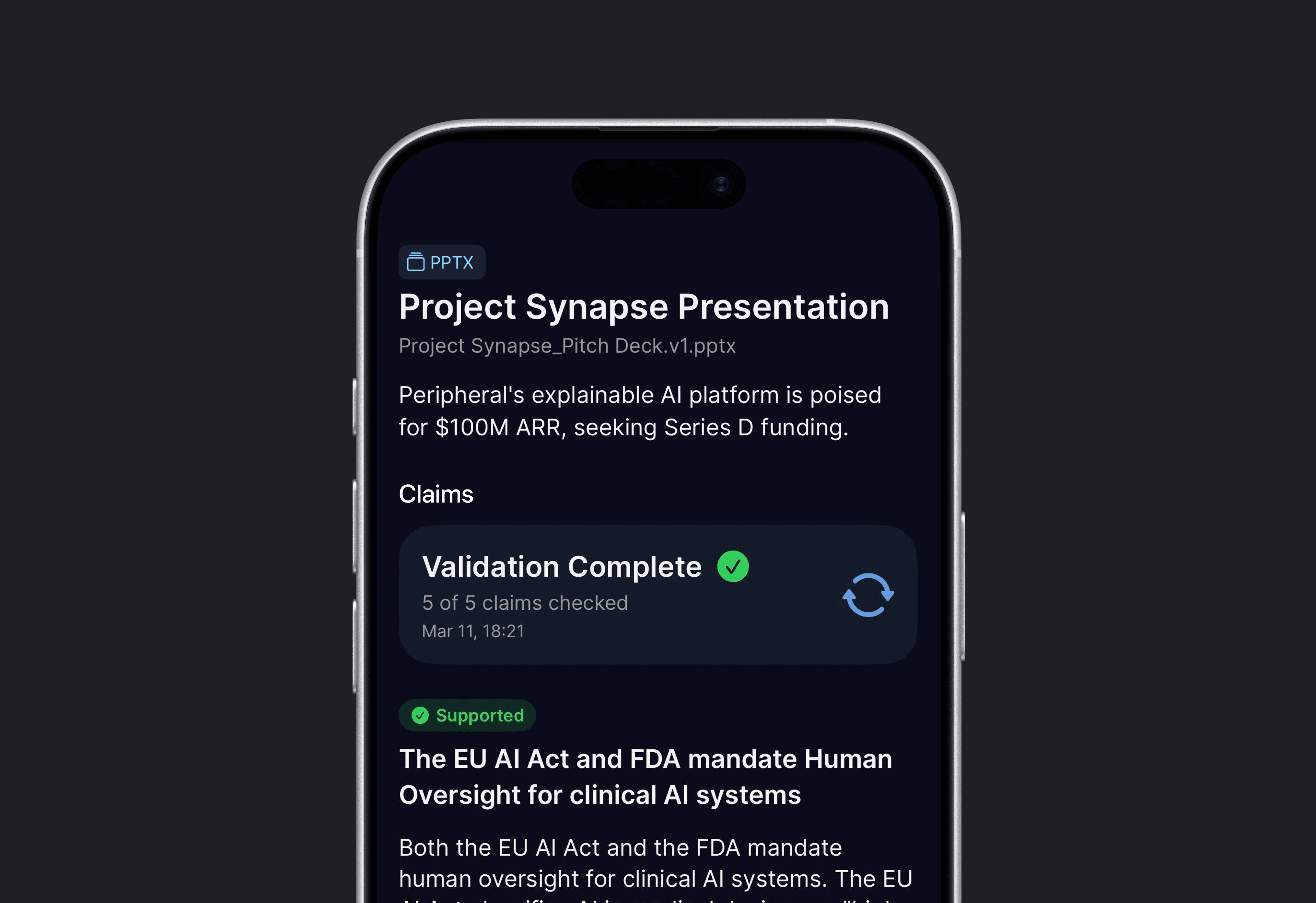 Claim Validation